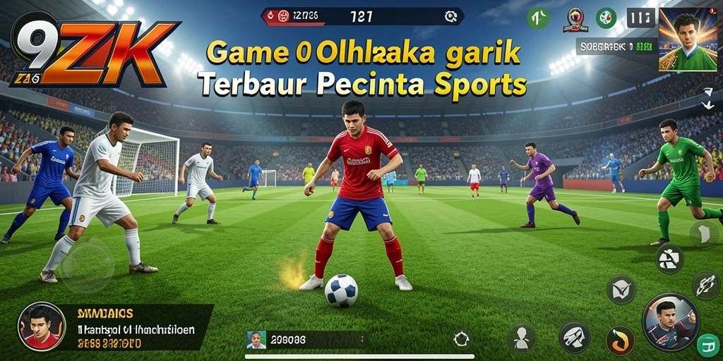 Tampilan gameplay <strong>9ZK</strong> yang seru dan kompetitif dalam dunia olahraga.