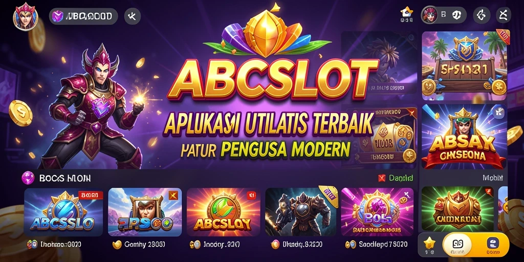 Tampilan jelas dan bersih dari ABCSLOT yang memudahkan navigasi.