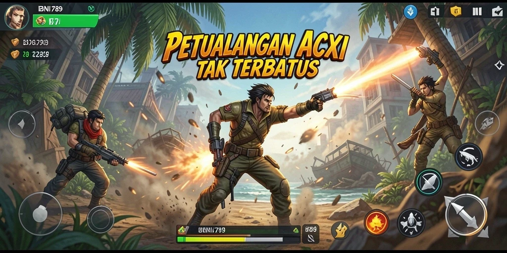 Tampilan gameplay seru dari BNI789 dalam aksi penuh.