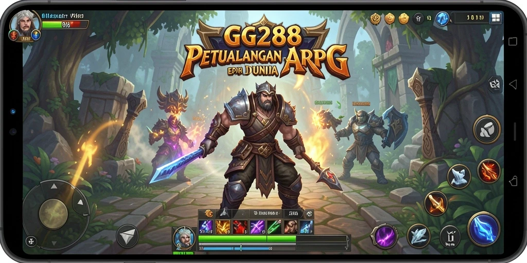 Gameplay intens dengan pertarungan ARPG yang seru di GG288.