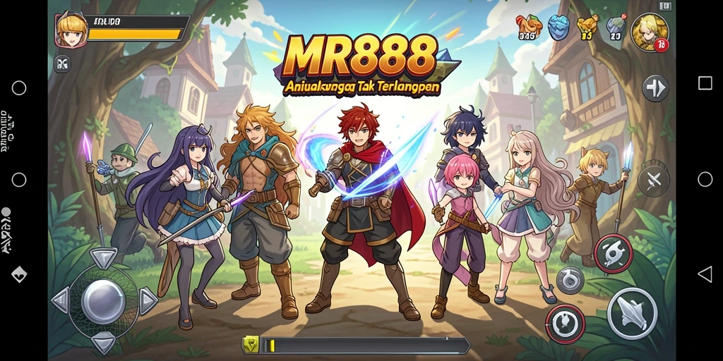 Gameplay seru di MR888, menjelajahi dunia anime dengan grafik menakjubkan.