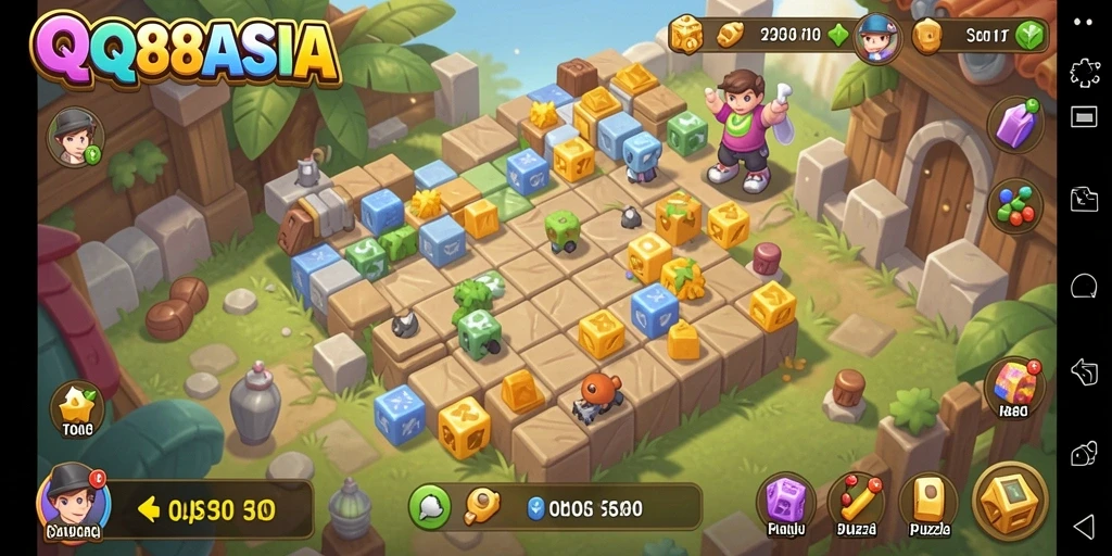 Tampilan gameplay yang mengasyikkan dari QQ88ASIA.