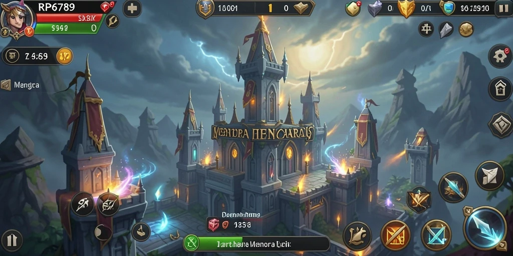 Tampilan seru gameplay RP6789 Tower Defense dengan strategi dan pertarungan menegangkan.