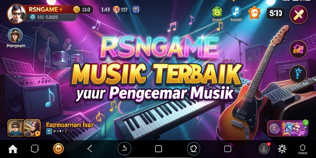 Screenshot gameplay RSNGAME yang menampilkan serunya bermain musik.