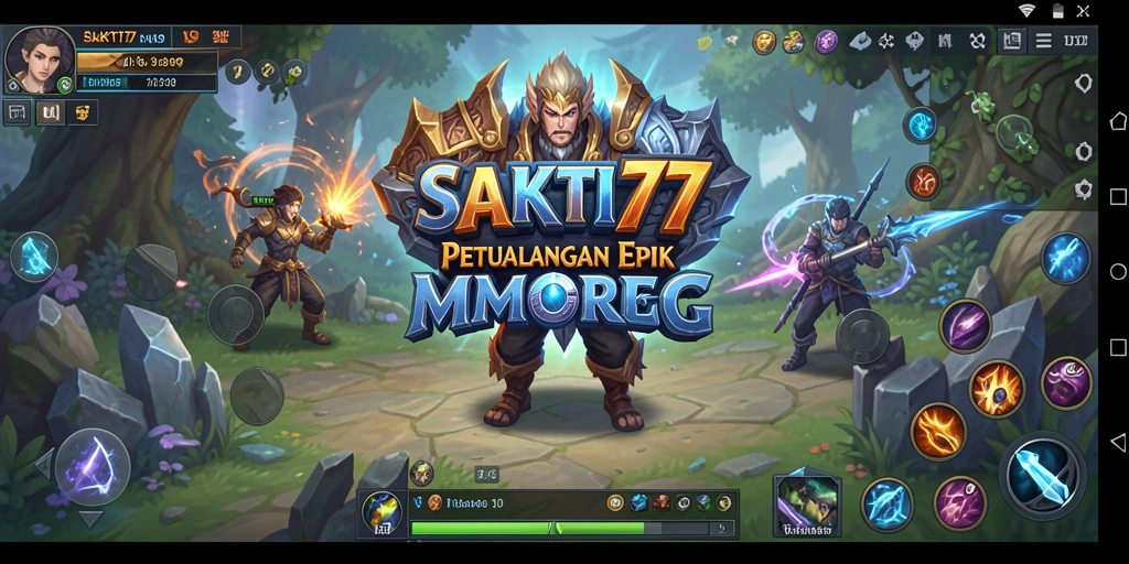 Tangkapan layar SAKTI77 menampilkan aksi seru dalam game MMORPG.
