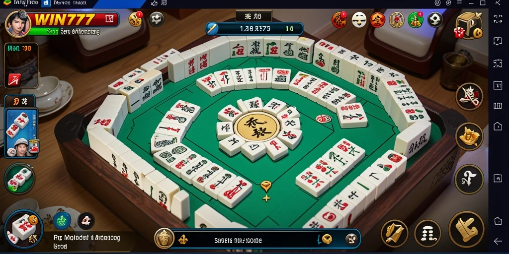 Tampilan gameplay <strong>WIN777</strong> yang menarik saat bermain Mahjong.